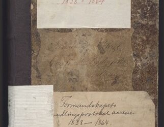 Formannskapsprotokoll 1838 -1864 fra Eigersund