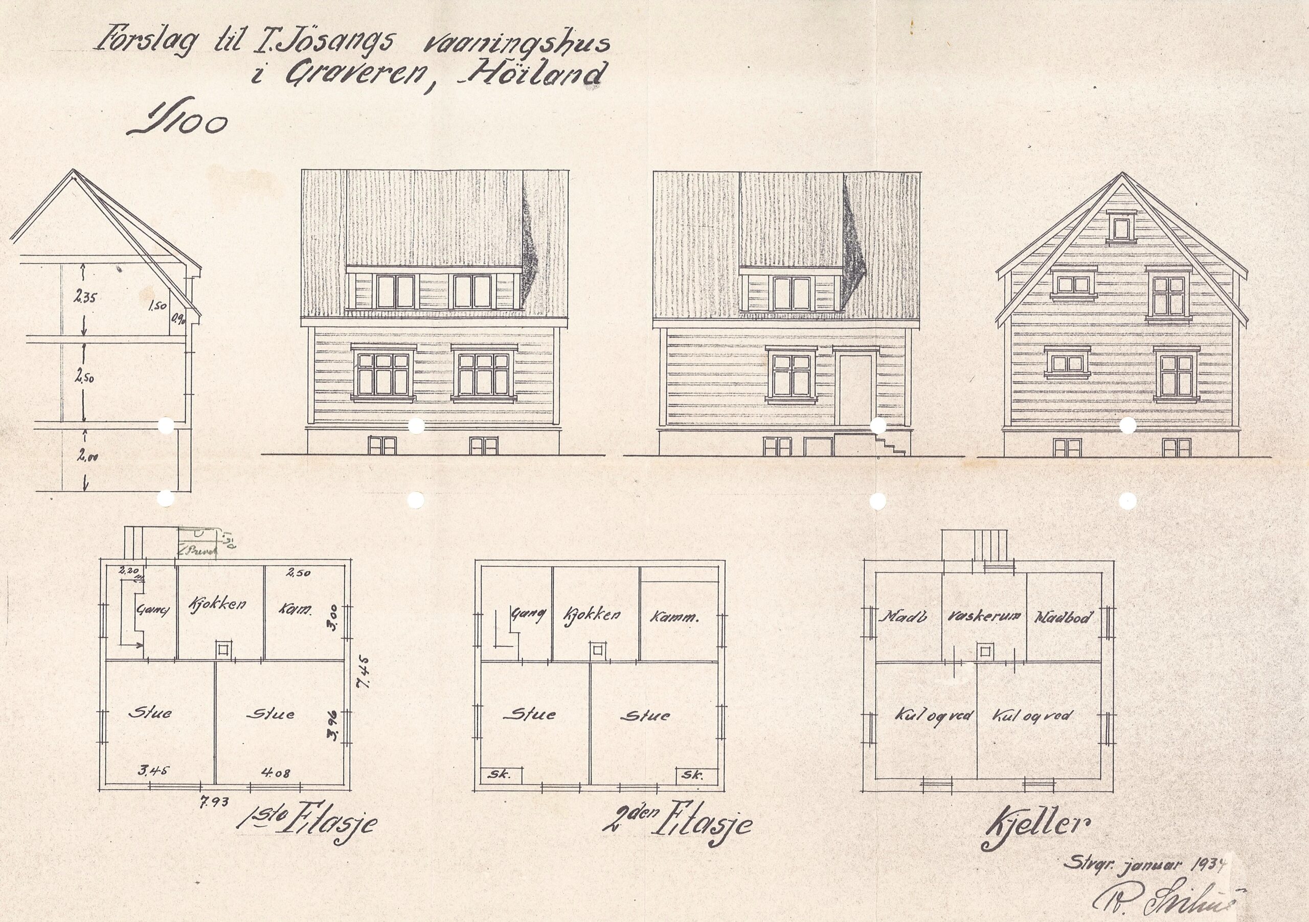 Bilde av skjema over hvem som fikk fattigstøtte i Nærbø i 1939 