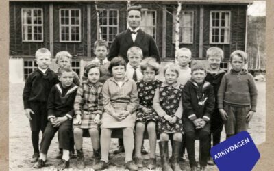 1. klasse ved Byrkjeland skole, Sauda, 1928-1929