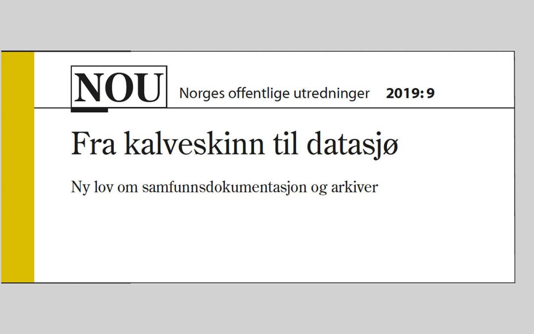 Arkivlovutvalgets utredning